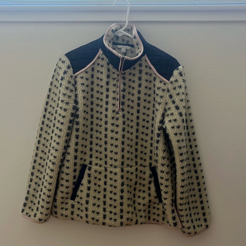 L.L. Bean fleece half-zip pullover womens small